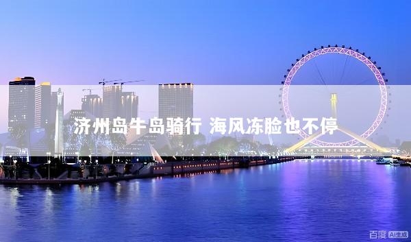 济州岛牛岛骑行 海风冻脸也不停