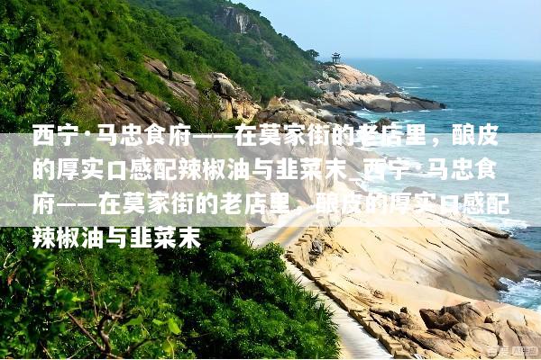 西宁·马忠食府——在莫家街的老店里，酿皮的厚实口感配辣椒油与韭菜末_西宁·马忠食府——在莫家街的老店里，酿皮的厚实口感配辣椒油与韭菜末
